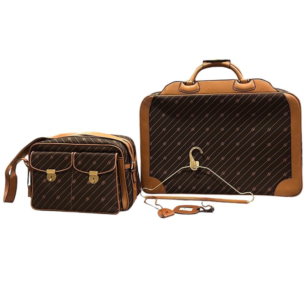 Vintage Gucci "Shooting Star" Luggage set **RARE*